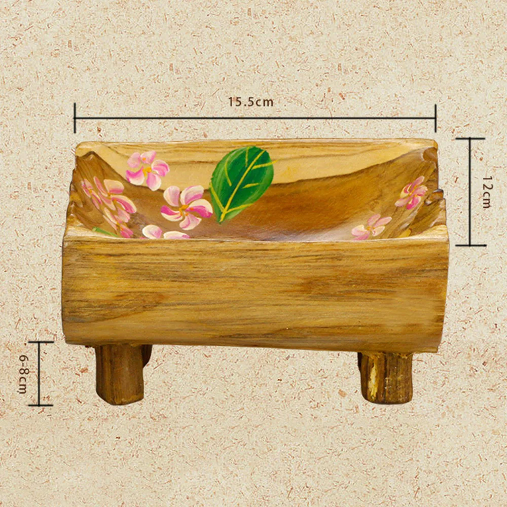 Деревянный чехол для мыла для дома и ванной комнаты, держатель для раковины и ванны, тарелка для душа для губки и скруббера