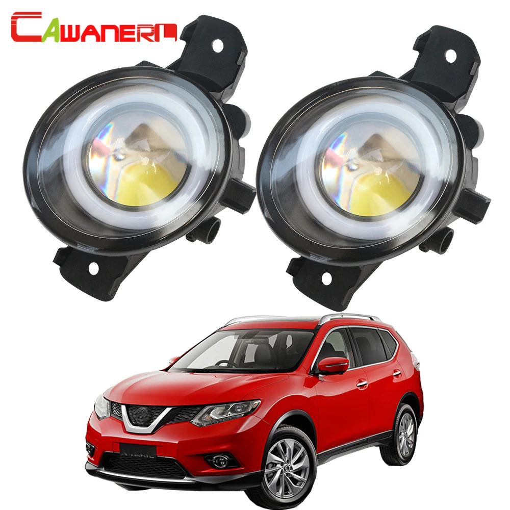 

Cawanerl For Nissan X-Trail T30 2001 2002 2003 2004 2005 2006 Car LED Fog Light Angel Eye Daytime Running Light DRL 12V 2 Pieces