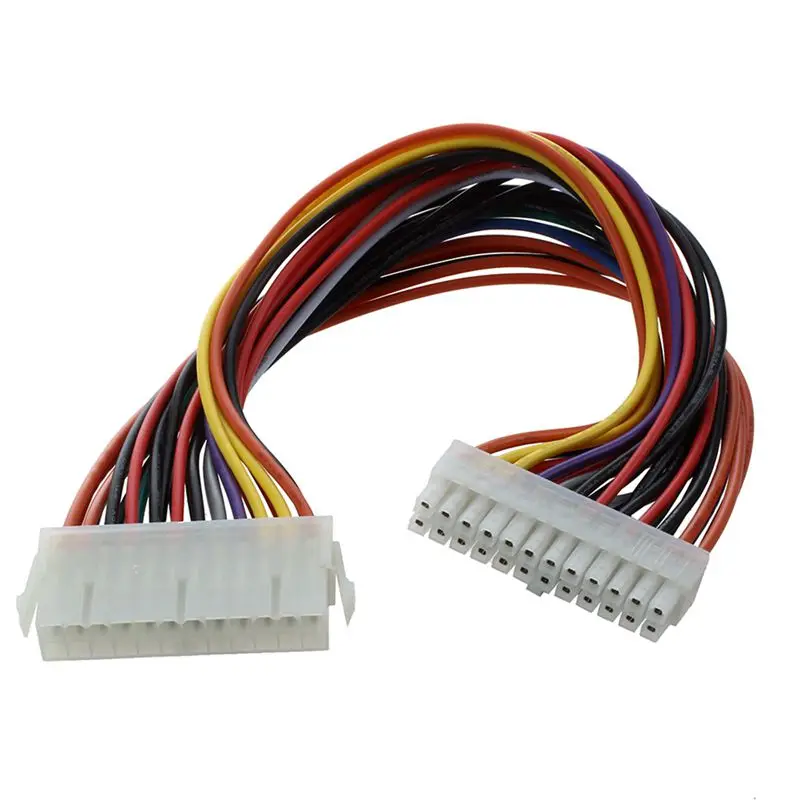 

29.5cm Computer PSU ATX 24 Pin Male to Female Extension Power Cable