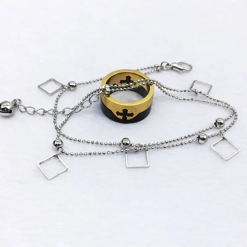 

Hot Sales Rhombus Metal Anklet DIY Fashion Silver Anklet Trim Extended Chain Bell J-055