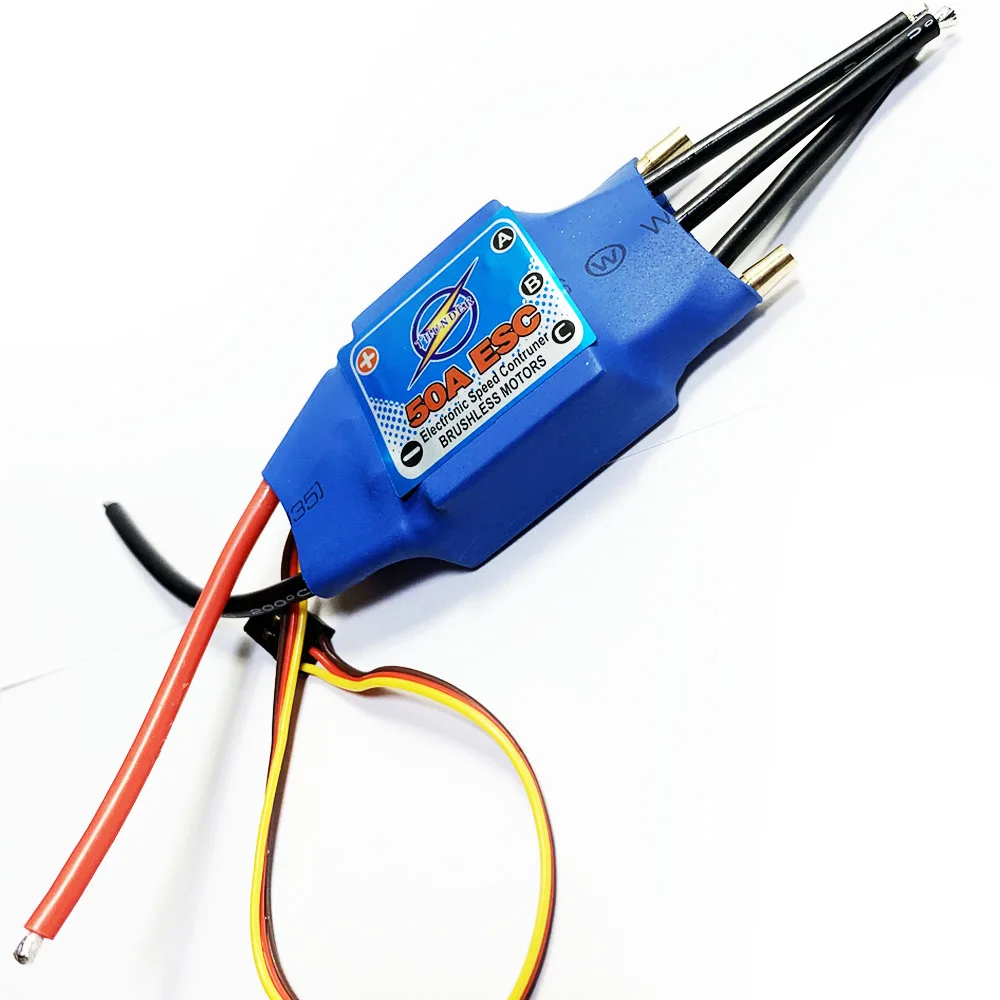 

50A Swiss Brushless Motor Boat Speed Controller ESC reverse Ship Forward/Backward Water Cool For RC Boat Jet Ship Parts