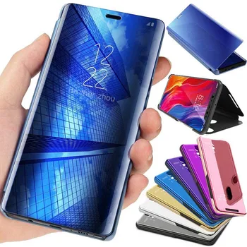 Protezione dello schermo caso di P40 per Smart Specchio di Vibrazione di Caso Per Huawei P40 lite P40 Pro Nova7i Della Copertura Posteriore Godere di 10E casse del telefono covers