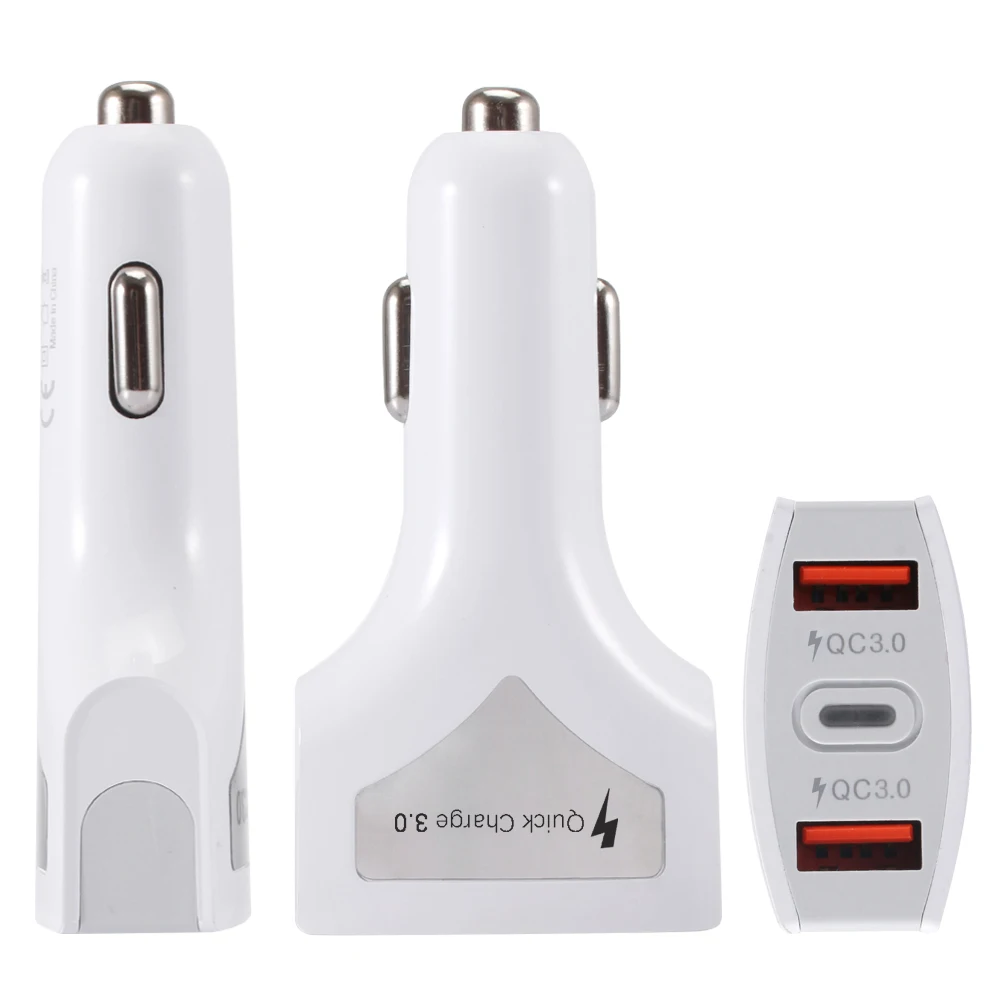 Portable Quick Charge 3.0 Dual USB Car Charger QC3.0 2 USB Fast Charging Car Charger for iphone X 8 Plus Samsung Galaxy GT