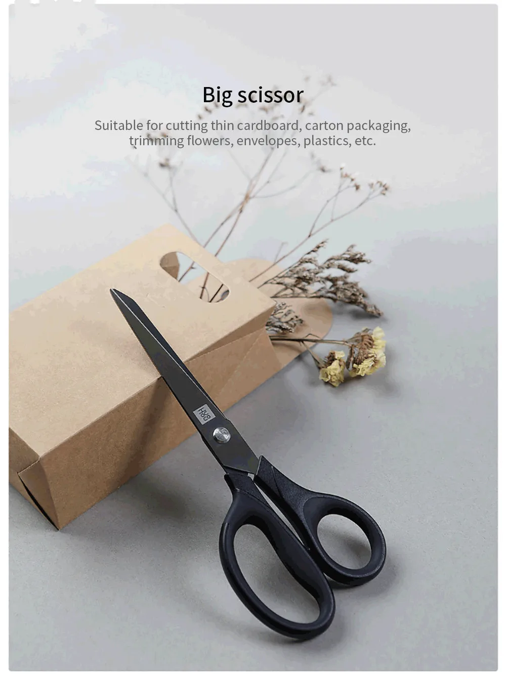 Original Huohou Scissors Knife Kitchen Scissors Flexible Rust Prevention For Xiaomi Smart Home Kit (7)