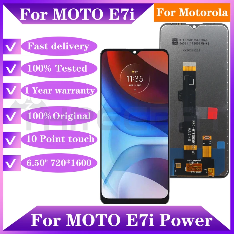 GOKEN Cover per Motorola Moto E7 Power/Moto E7i Power, Custodia Folio in Pelle Flip Wallet Libro Case con Portafoglio, Premium PU/TPU Magnetica Cover con Supporto di Stand/Carte Slot (Rosso