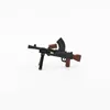 5/10 WW2 Soldiers Weapon Building Block Accessories Two-color Printing Machine Rifle Submachine Sniper Guns Military Bricks C238 2