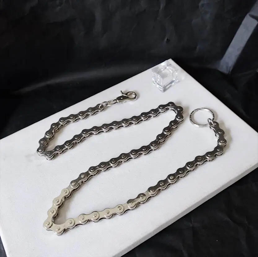 

European and American rock simple wild punk bicycle chain pants chain female