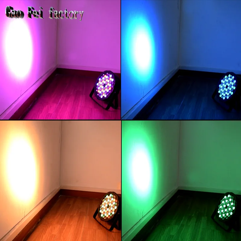Led Par Can 54X3W RGBW для вечерние для дискотеки, клуба