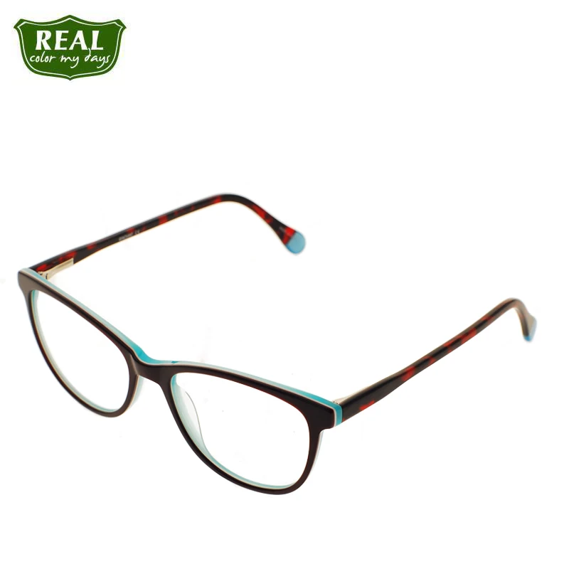 

REAL Fashion Ultralight Pure Color Acetate Optical Glass Classic Women Glass Frame Student Myopic Glasses Prescription Unisex