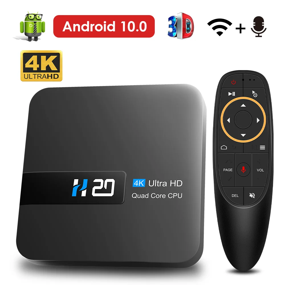 2020 Android TV Box Android 10 4K H.265 Media Player 3D Video 2.4G Wifi Smart TV Box 4K Android Set top box|Set-top Boxes| - AliExpress