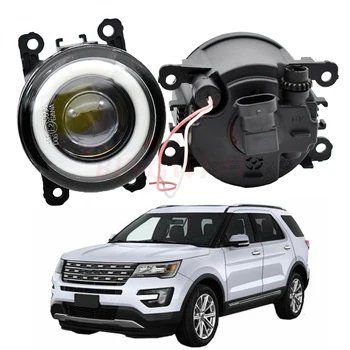 

2pcs LED Fog Light 3000LM Angel Eye DRL Daytime Running Light For Explorer Focus MK2/3 Fusion Fiesta Tourneo Transit 2001-2015