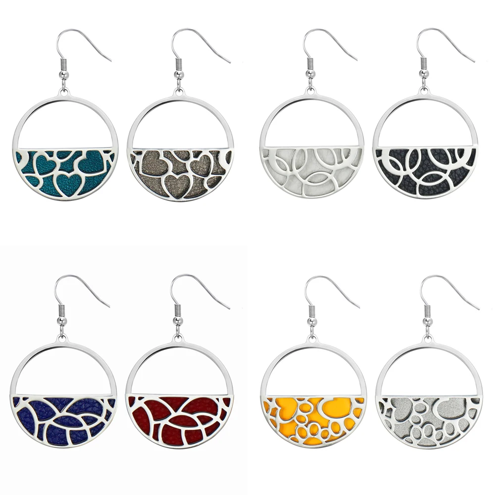 Legenstar модные Boucle d'oreille femme 2019 сменными кожаные колошения нержавеющая сталь