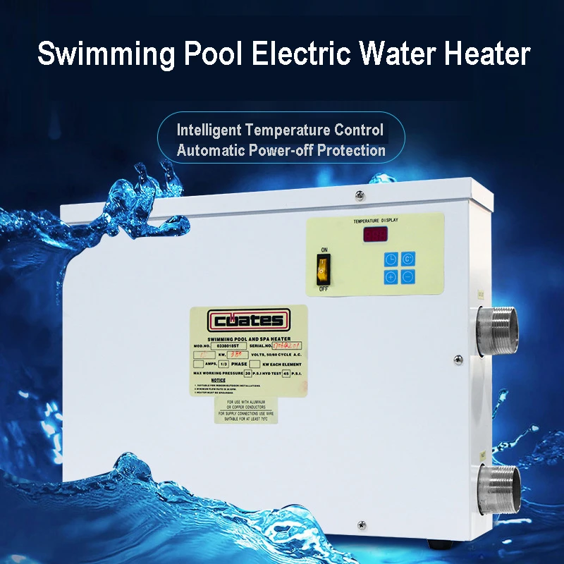 plug Gepensioneerd Kerstmis 5.5KW 220V Water Elektrische Kachel Digitale Thermostaat Zwembad & Spa Hot  Tub Zwembad Verwarming Apparatuur Voor Winter Zwemmen|Onderdelen  waterverwarmer van een warmtepomp| - AliExpress