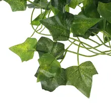 Искусственная лоза для рептилий, ящериц декорация для террариума хамелеоны подъем отдых растения листья
