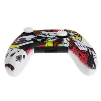 

Queen Pattern Silicone Gamepad Cover+2 Joystick for xbox one X S Controller H55F