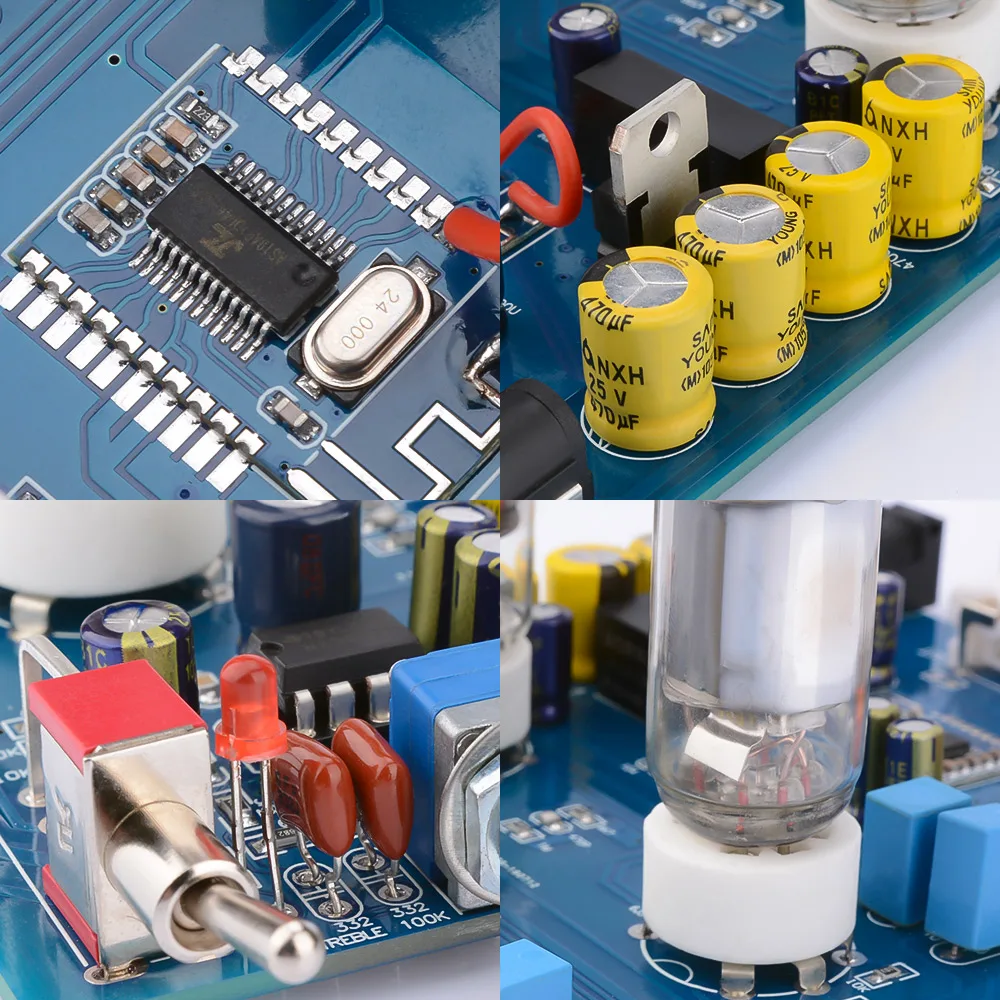 Вакуумный ламповый усилитель AIYIMA 6j5 Bluetooth 4 2 Tone Board стереоусилитель с JRC5532 для