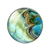 GICLEE FINE ART PRINT OF ORIGINAL FLUID ACRYLIC PAINTING 12mm/20mm/25mm Round photo glass cabochon demo flat back Making finding ► Photo 3/6