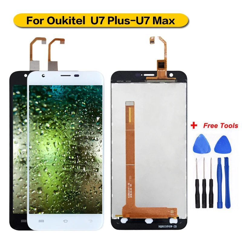 Для Oukitel U7 Plus ЖК-экран с сенсорным экраном дисплей для Oukitel U7Plus/U7 Max Digitzer сборка+ Инструменты
