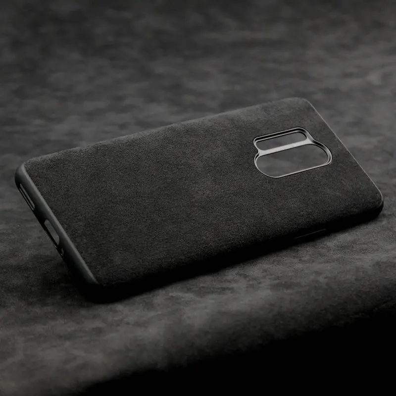 

Italian Suede Fabric Fur Leather Cover for Oneplus 8 Pro 7 7T Pro Cases Luxury Phone Housing Shell Case Supple and Feeling Good