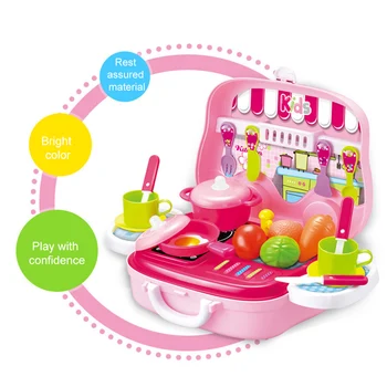 

Theme Tools Toy Kit Role-playing Doctor Makeup Kitchen Toy Suit with Case For Boys Girls Playing Toys Hot Sale