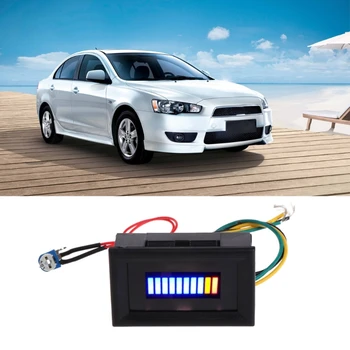 

12V Universal Motorcycle Car Oil scale meter LED Oil Fuel level Gauge Indicator