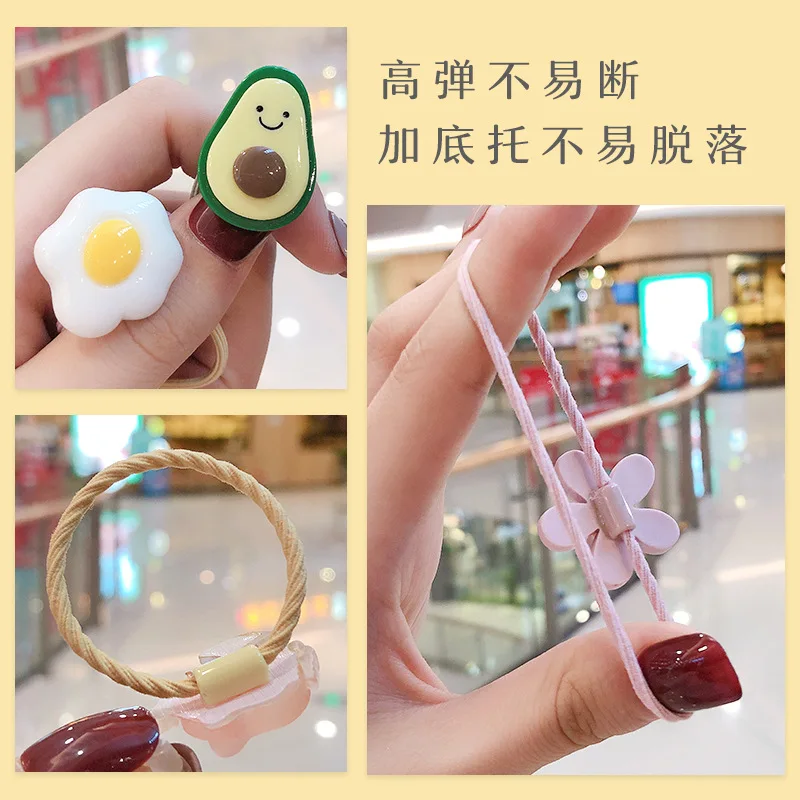 10 шт./компл. резинки для волос маленьких девочек детские аксессуары милые