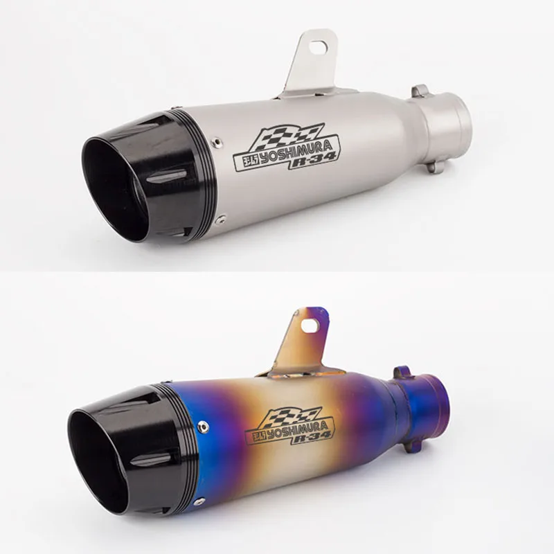

Motorcycle modified exhaust pipe muffler Akrapovic Yoshimura exhaust for Z250SL GSXR750 R6 ZX6R R34