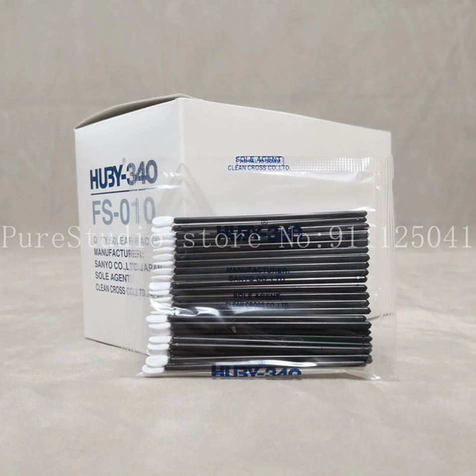 Antistatic Black Plastic Stick Cotton Swabs - Pack of 250 (10 bags x 25pcs/bag) Description Image.This Product Can Be Found With The Tag Names Bag, Computer cleaners, Computer Office
