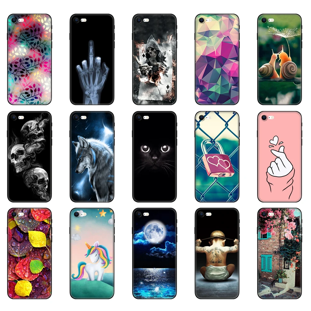 Для iPhone SE 2020 чехол из мягкого ТПУ для телефона силикона и Apple iPhoneSE 4 7 дюймов в виде