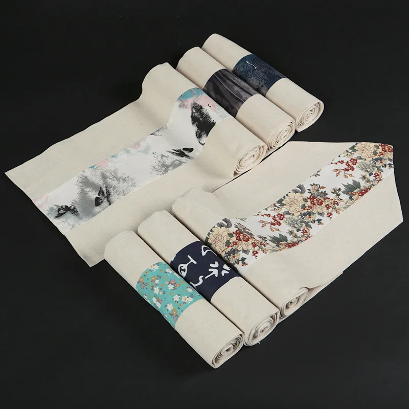 

Tea Ceremony Cotton Linen Tea Mat Linen Chinese Zen Oracle Chinese Style Cloth, Linen Table Banner Linen Ink Table Runner