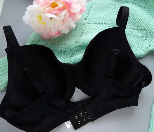34-48 C D E F G H I J Plus Size Bra for Women Big Larger Thin Cup Unlined Push Up Brassiere Smooth Breathable Soft Underwear