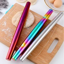 304 Скалка из нержавеющей стали домашняя кухонная утварь пельменей кожаная Скалка кухонные инструменты для выпечки