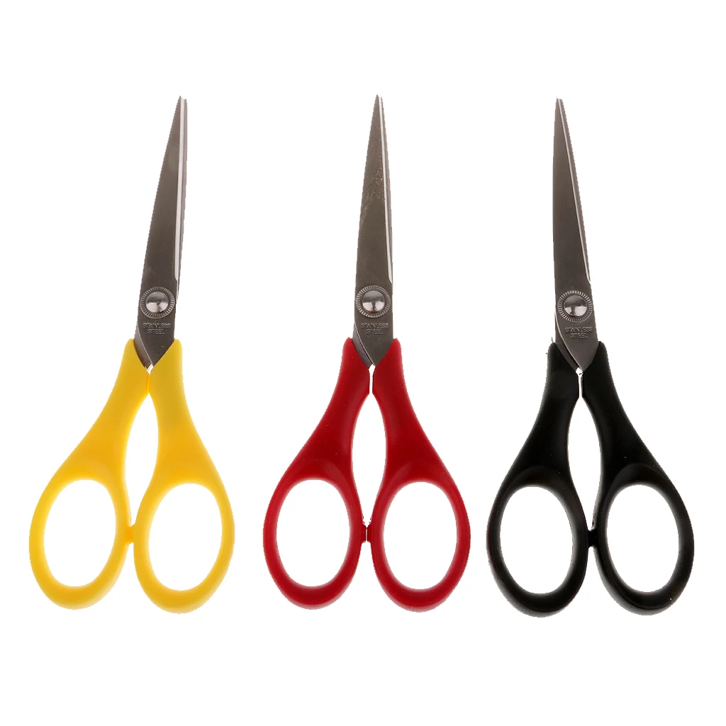Stainless Steel Tailors Scissors Sewing Dressmaking Shears Random Color Cross Stitch Embroidery Scissors Paper Shears 17 cm
