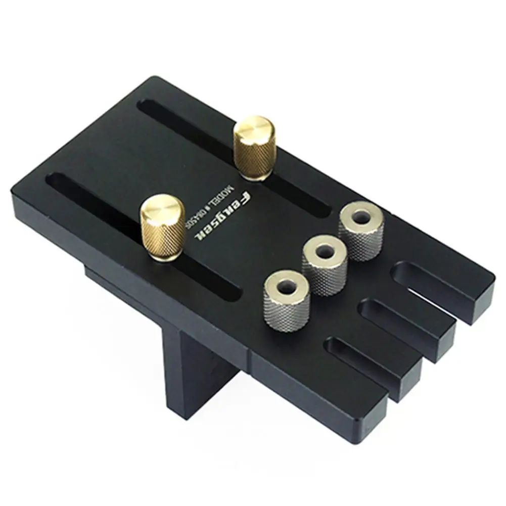 

3 in 1 DIY Woodworking Drill Guide Kit High Precision Calibration Durable Practical Hole Locator Dowelling Jig for Furniture