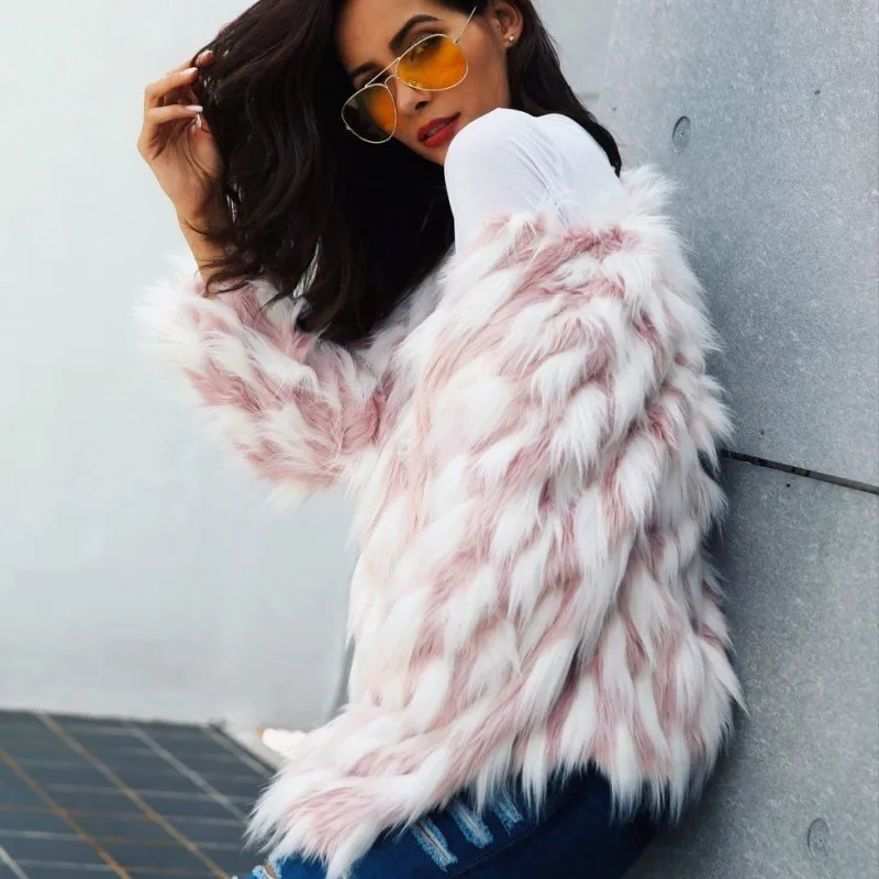 Faux Fur Short Jacket Personality 