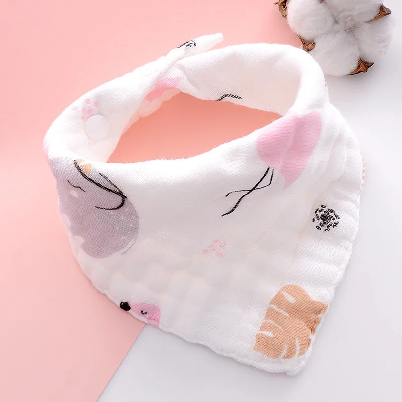 Bavoirs Bandana Bébé En Mousseline – Lot De 6 Bavoirs Ultra-absorbants Et Ajustables Pour Nouveau-nés Et Tout-petits