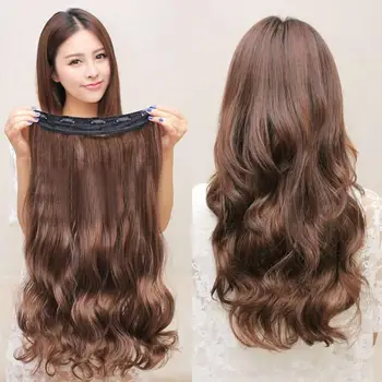 

Head Clip Curly Wavy Women Synthetic Hair Extension Styling Accessory Oct 14