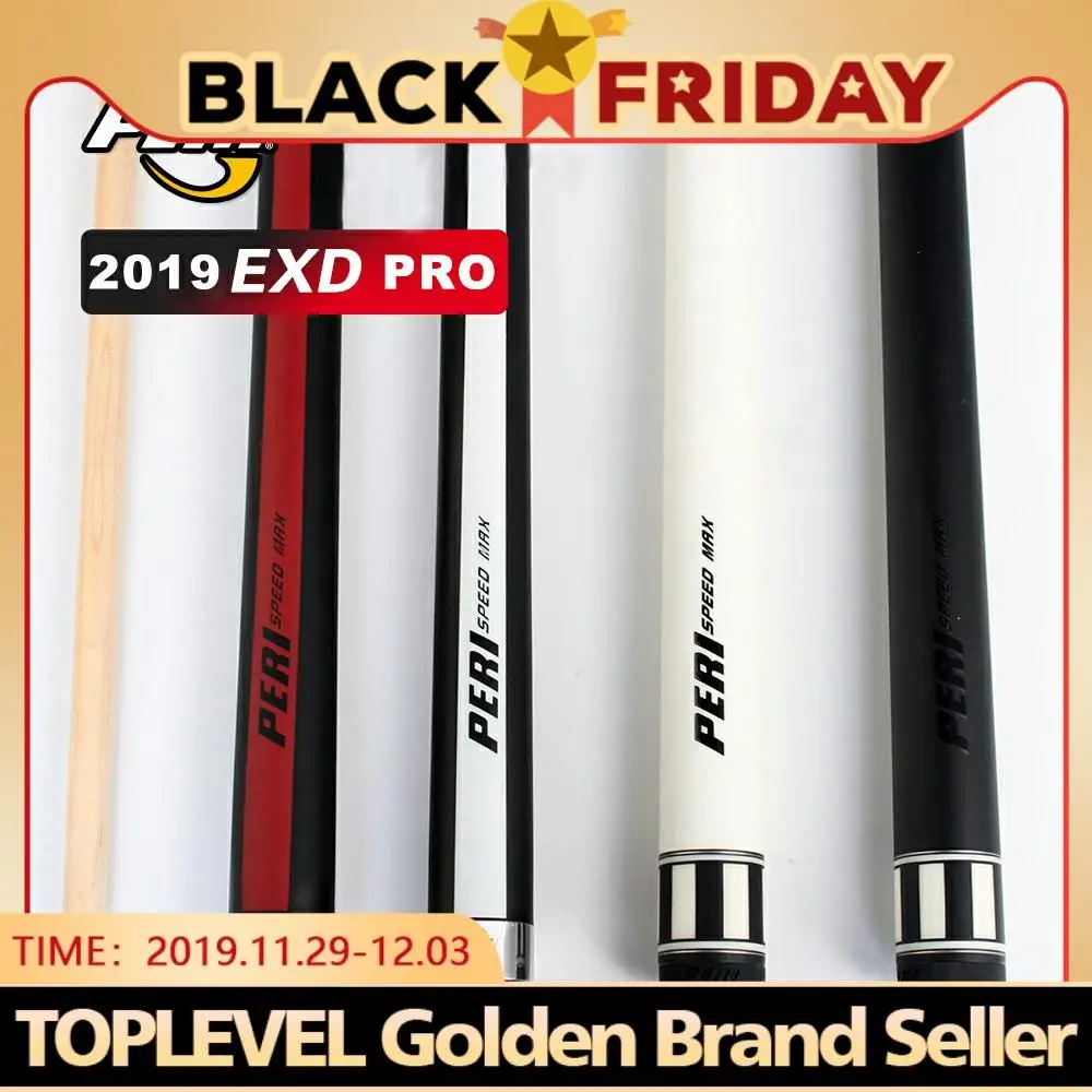 

PERI Official Store PERI EXD-D Pool Cue 12.75mm Tip Pool Stick Billiard Cue Kit Maple Professional Athlete Cue Black 8 Stick New
