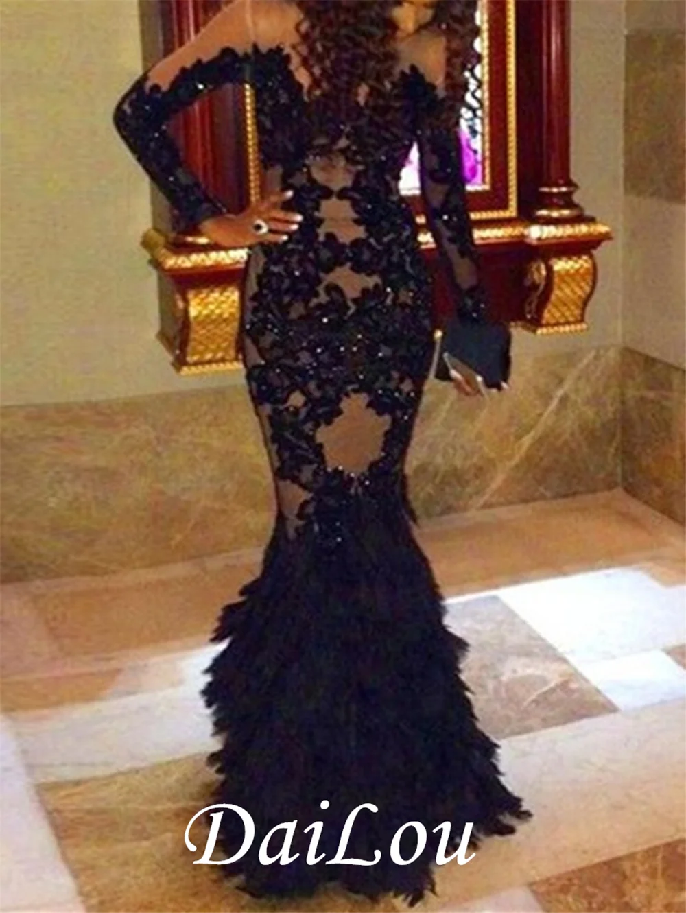 Рисунок 3 - Русалка длиной до пола с длинным