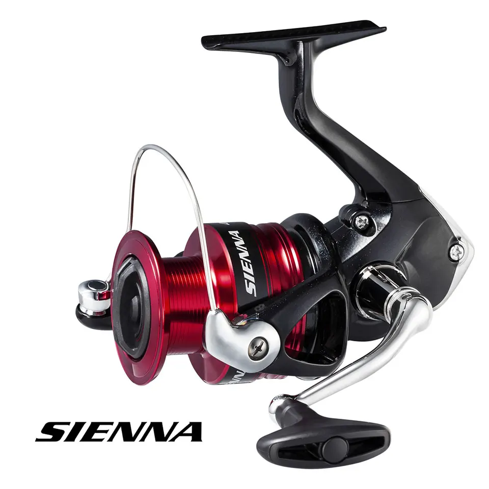 Online SHIMANO SIENNA carrete de pesca de Mar agua dulce 1000FG 2500FG 4000FG de aluminio carrete giratorio carretilha de pesca