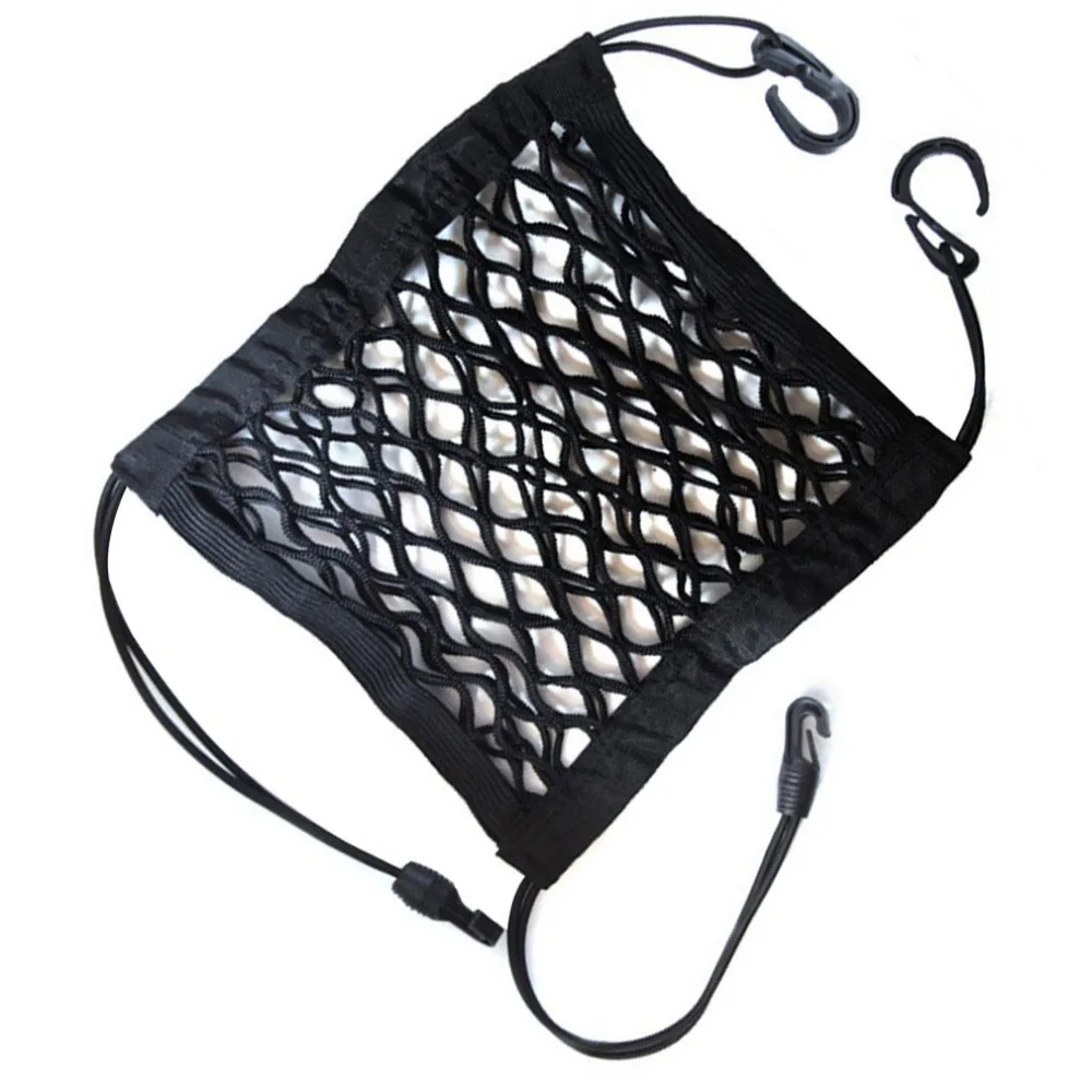 Car Seat Net Bag Storage Block Net Bag Chair Room Universal Double Storage Net Storage Bag Storage Bag Car Supplies