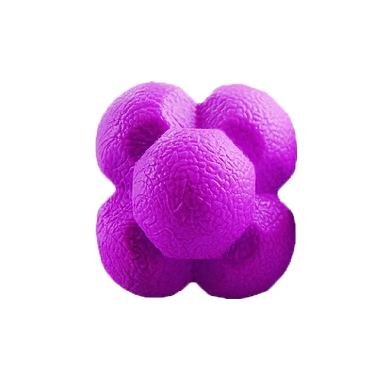 5.5cm High Level Hexagonal Reaction Ball For Improve Agility Coordination Reflex Exercise Sports Fitness Workout Training Ball