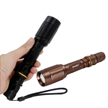 

Protable Outdoor 3000 Lumens 2x18650 Portable Handy LED Flashlight Small Pocket LED Torch Light Lamp