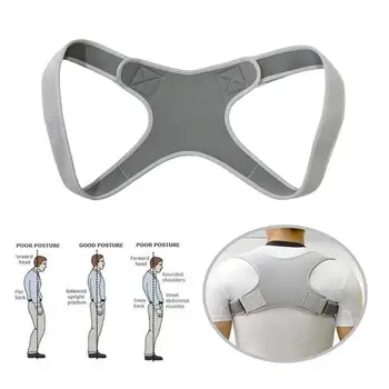 

Posture Corrector Invisible Back Posture Orthotics Men Women Upper Back Brace Clavicle Support Shoulder Neck Pain Relief Treat