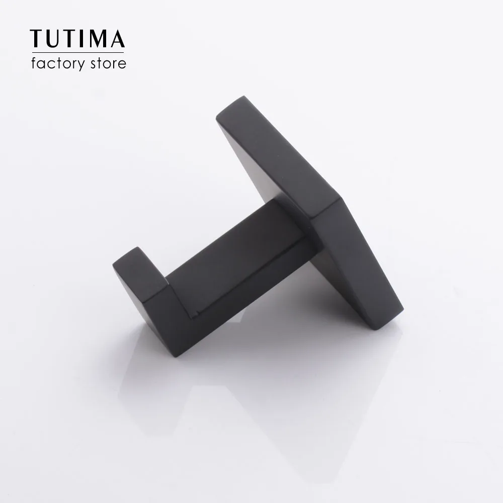 Tutima SUS 304 черные крючки для халата из нержавеющей стали настенный крючок вешалка