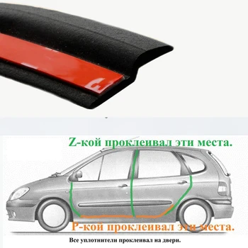 

1-8Meters Car Door Seal Strip Sound Insulation For The Car Z Type Rubber Sealing Strips Auto Car Weatherstrip Rubber Seals