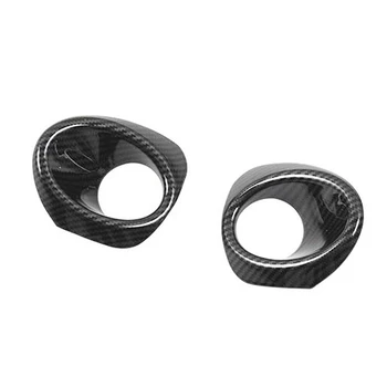 

for Toyota Corolla Ralink 2019 2020 Car Carbon Fiber Front Fog Light Lamp Cover Trim Foglight Frame Accessories,2 PCS