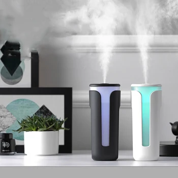 

Colorful Lamp Light Humidifier Air Purifier For Home USB Aromatherapy Essential Oil Diffuser Cool Mist Maker Fogger Atomizer