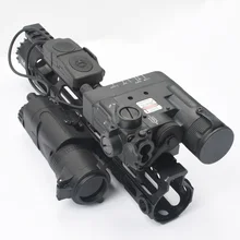 WADSN Тактический светильник для скаута DBAL-D2 красный точечный/ИК лазерный Белый светодиодный PEQ двойной переключатель давления M3X инфракрасный фильтр оружейный светильник