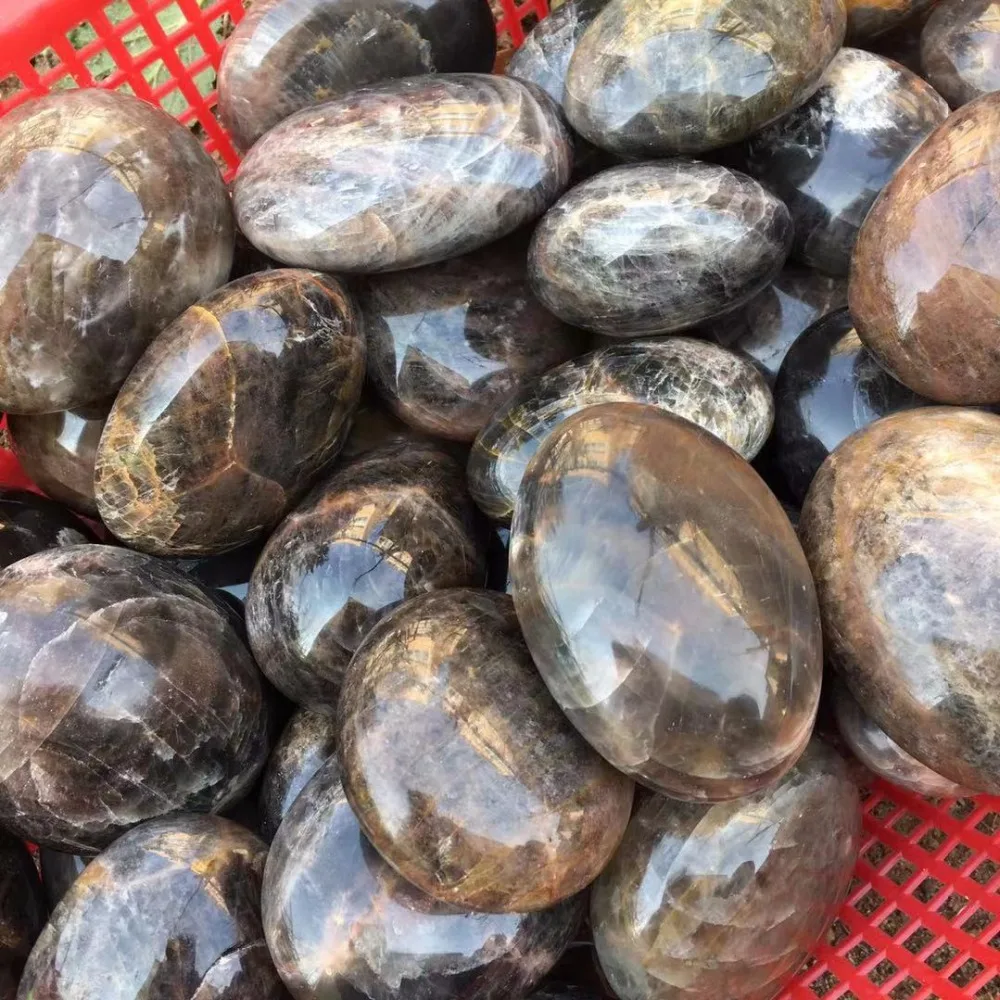 black moonstone palm stones (5)